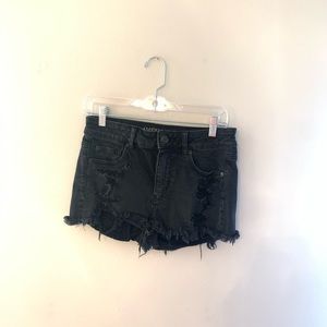 Black Jean Shorts - American Eagle